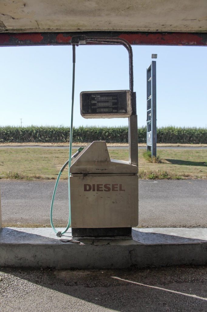 Foto de bomba de abastecimento de diesel